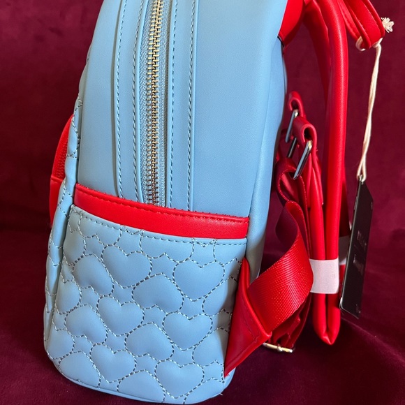 NWT Pixar Wall-E & EVE heart shaped pin display backpack. Loungefly ita bag - Picture 9 of 12